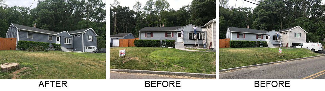 Exterior house painting natick