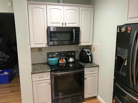 Refinished Kitchen Cabinets Framingham, MA