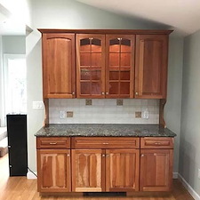 Refinished Kitchen Cabinets Framingham, MA 1