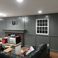 Living Room Painting in Burlington, MA 0