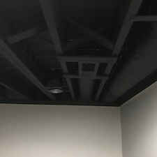 Painting Basement with Unfinished Ceilings in Burlington, MA 3